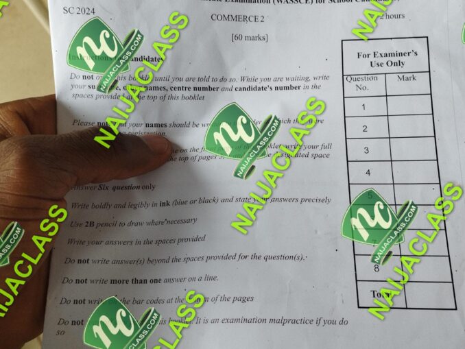 Waec 2024 Geography Essay Objective Questions And Answers Naijaclass Waec 2024 Geography Essay Objective Questions And Answers Naijaclass