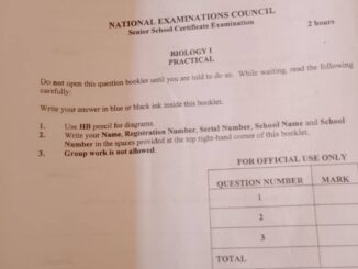 Neco 2025 Biology Practical Questions And Answers