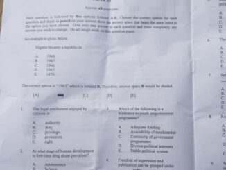 Neco 2025 Civic Education Expo Questions And Answers