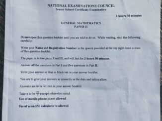 Neco 2025 Mathematics Question And Answer (Obj & Essay) – 100% Verified