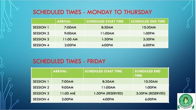 JAMB Shifts 2026 UTME Exam Time