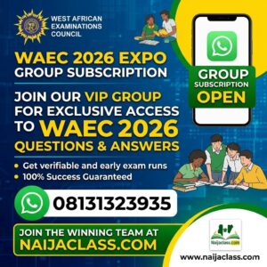WAEC 2026 Expo Group Subscription