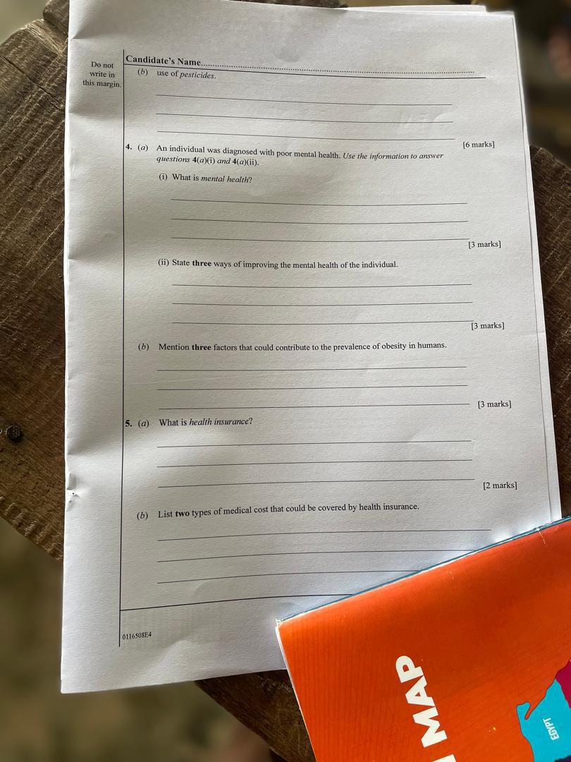 Waec 2026 Health Science Answers