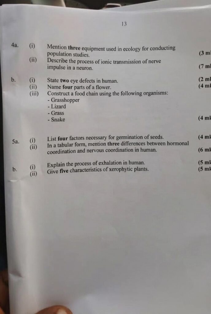 How to Get Neco Biology 2026 Questions And Answers