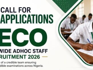 Neco Exam Supervisors Job Opportunity