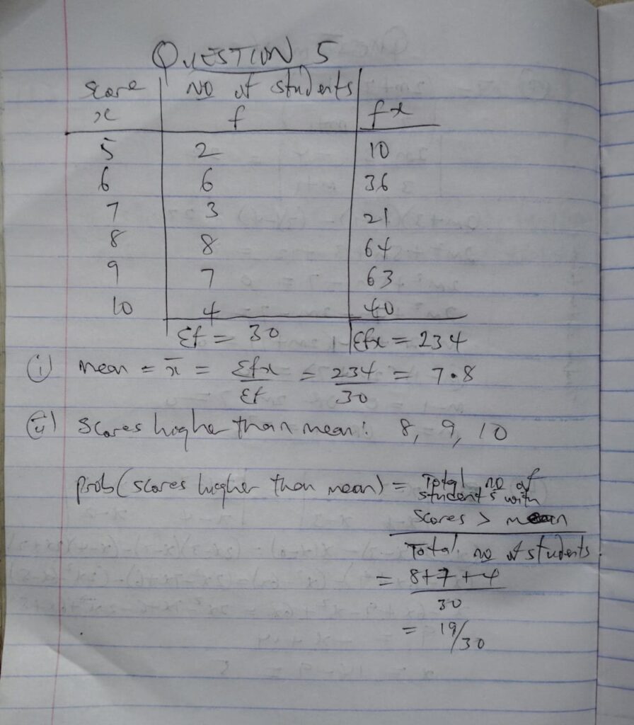 WAEC GCE 2026 Further Mathematics Questions and Answers 8