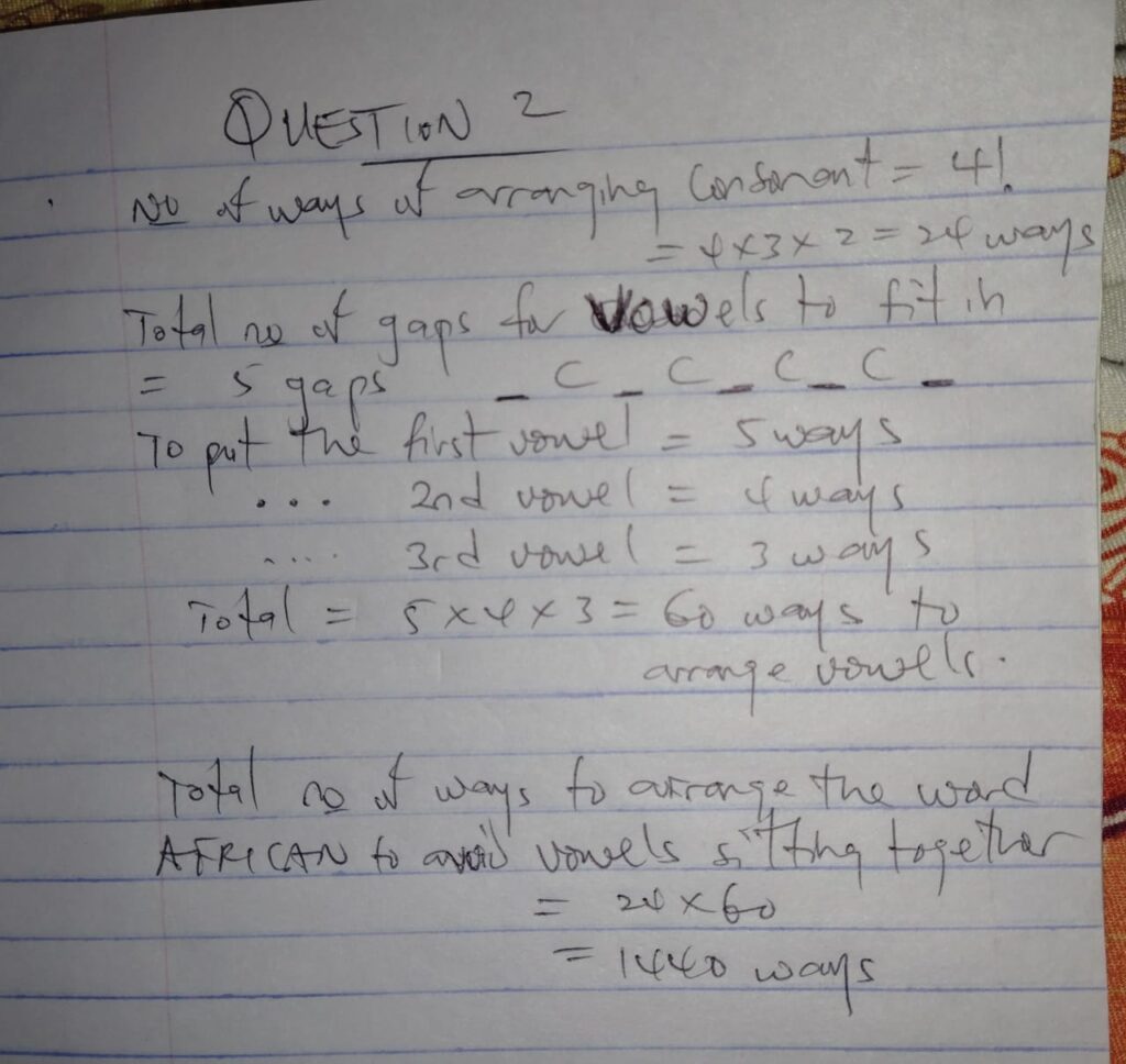 WAEC GCE 2026 Further Mathematics Questions and Answers
