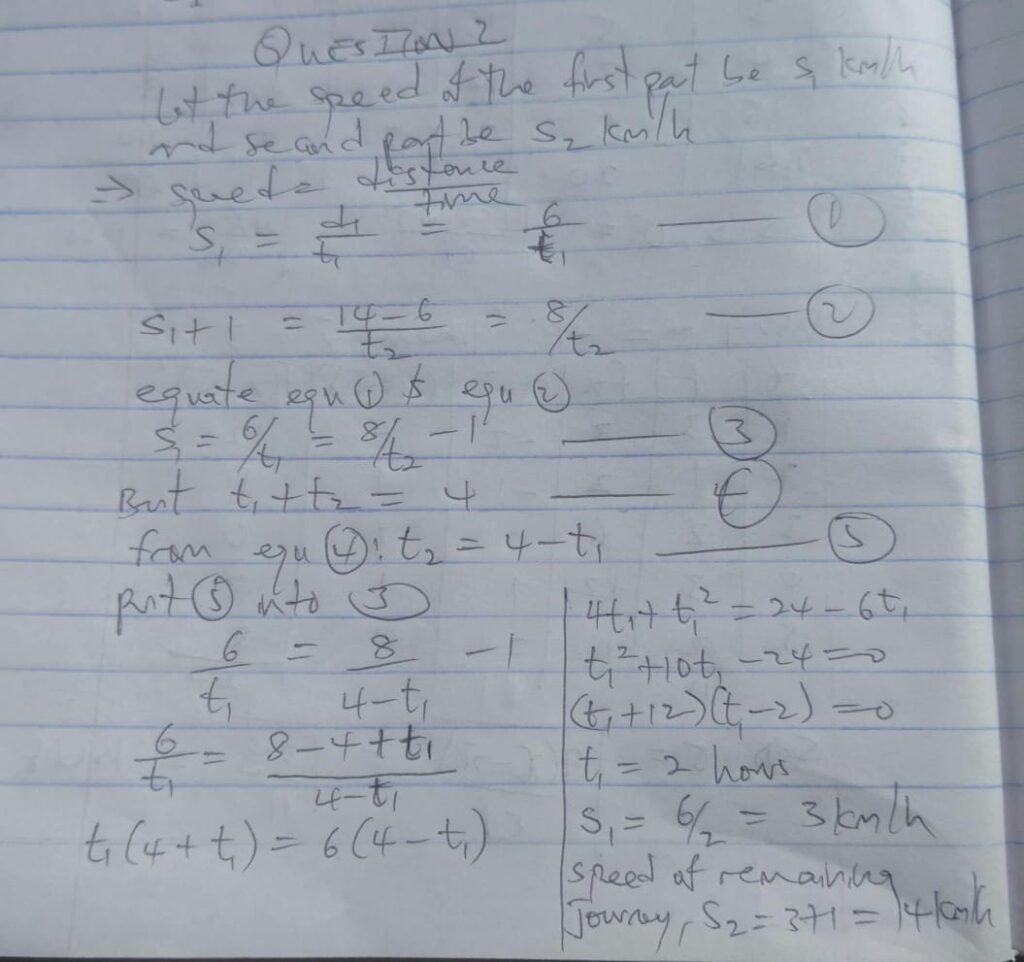 Waec GCE 2026 Mathematics Questions And Answers
