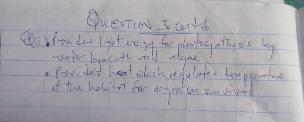 Waec GCE 2026 Biology Practical Answers 4